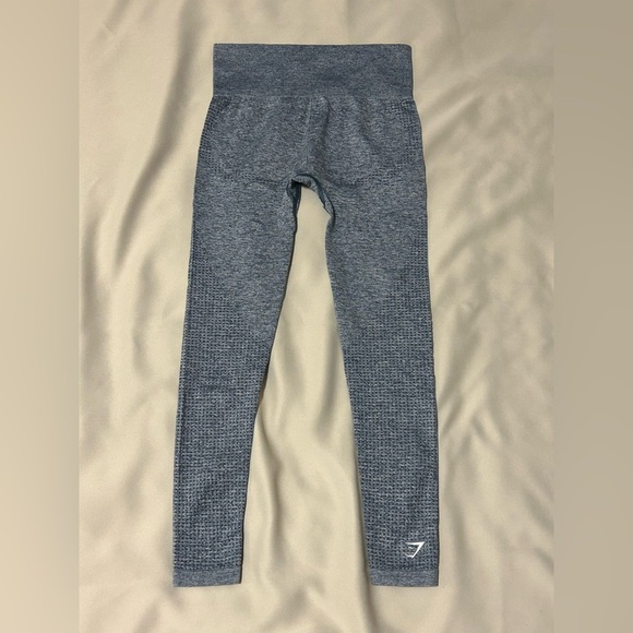 Gymshark Vital Seamless 2.0 Leggings in Blue Gray Marl - XS - Picture 5 of 7